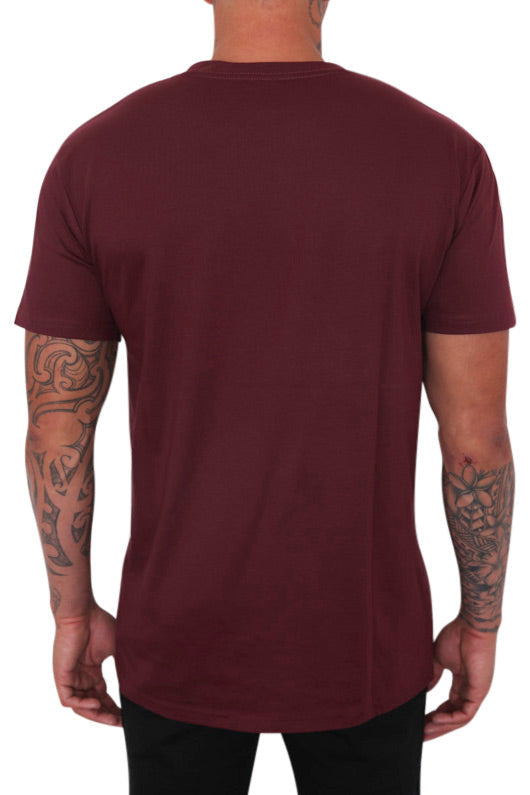 As Colour Staple Tee Maroon