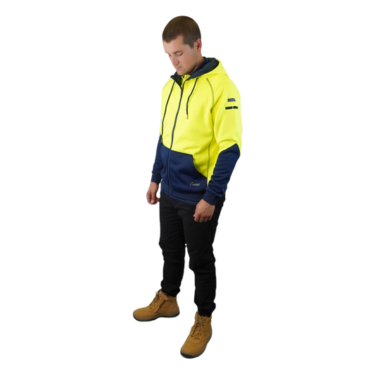 BLIZZARD HOODâ„¢ FULL ZIP WATERPROOF YELLOW NAVY C701