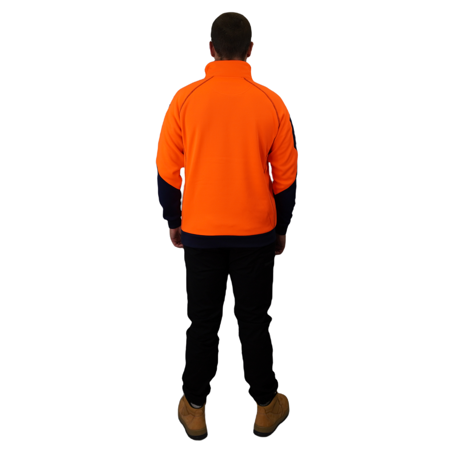 BLIZZARD™  1/4 ZIP WATERPROOF ORANGE NAVY C801