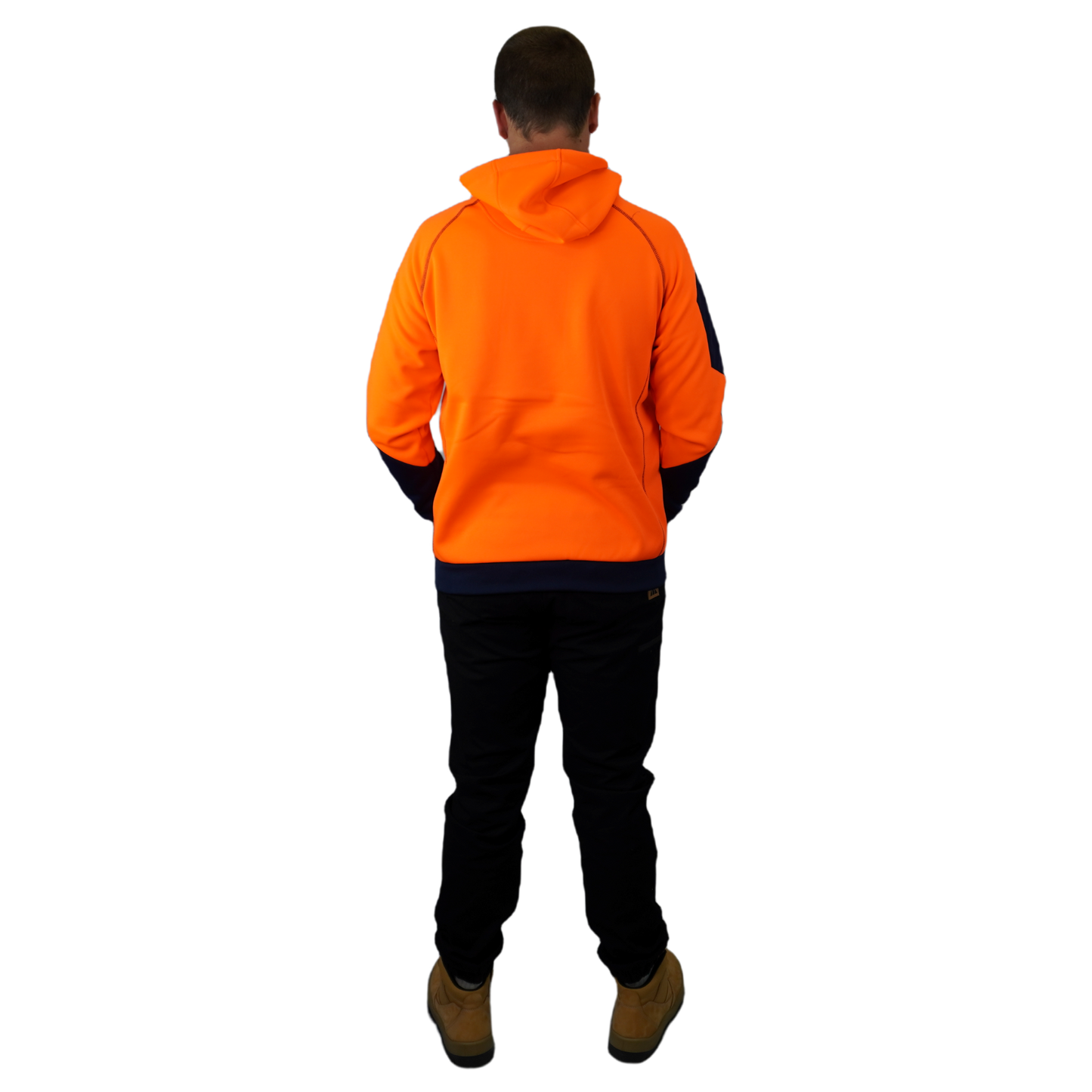 BLIZZARD HOOD™  WATERPROOF ORANGE NAVY C901