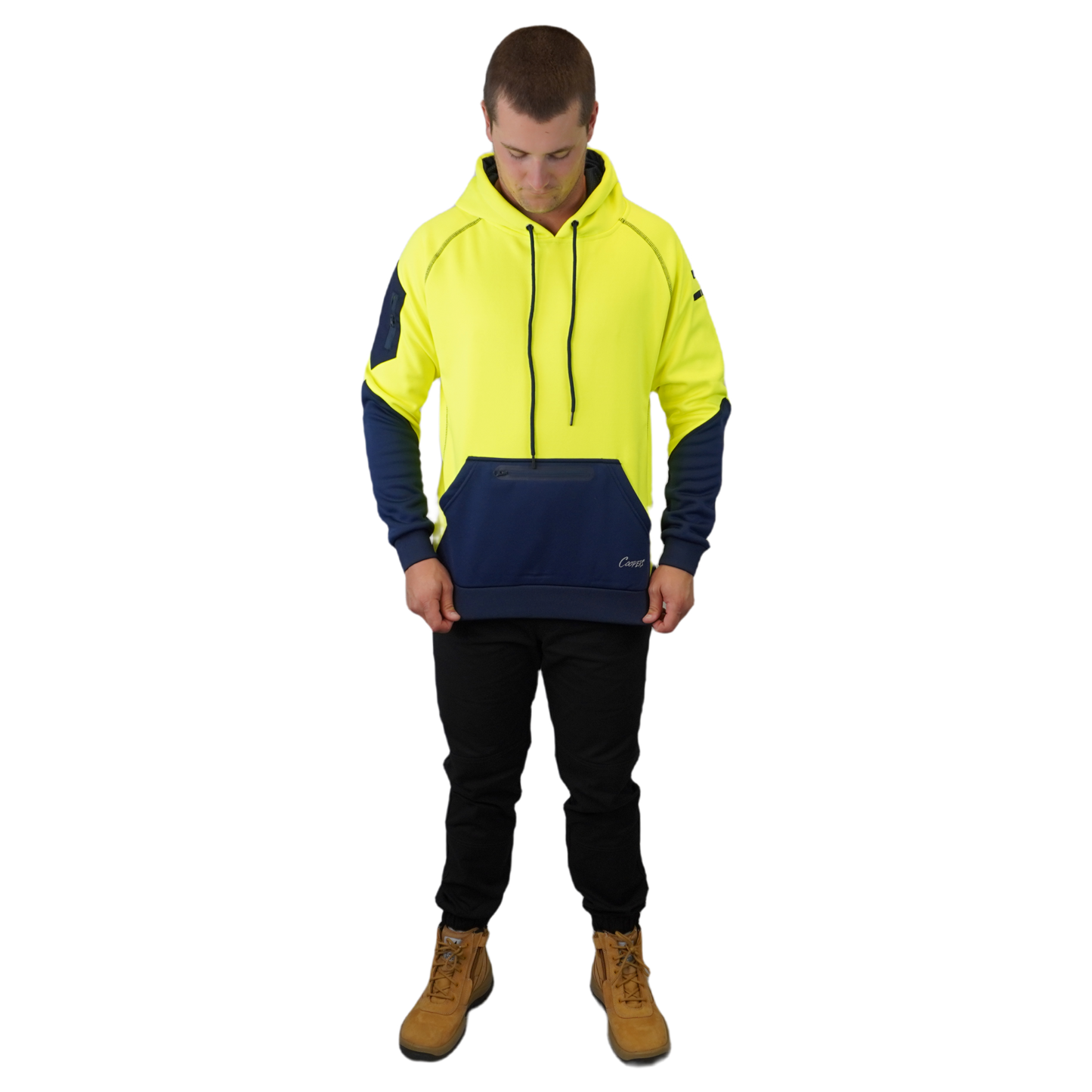 BLIZZARD HOOD™  WATERPROOF YELLOW NAVY C901