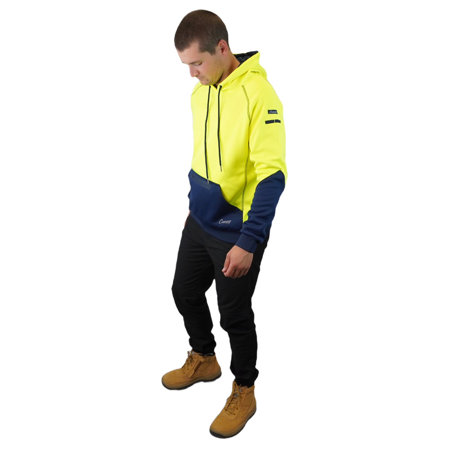 BLIZZARD HOOD™  WATERPROOF YELLOW NAVY C901