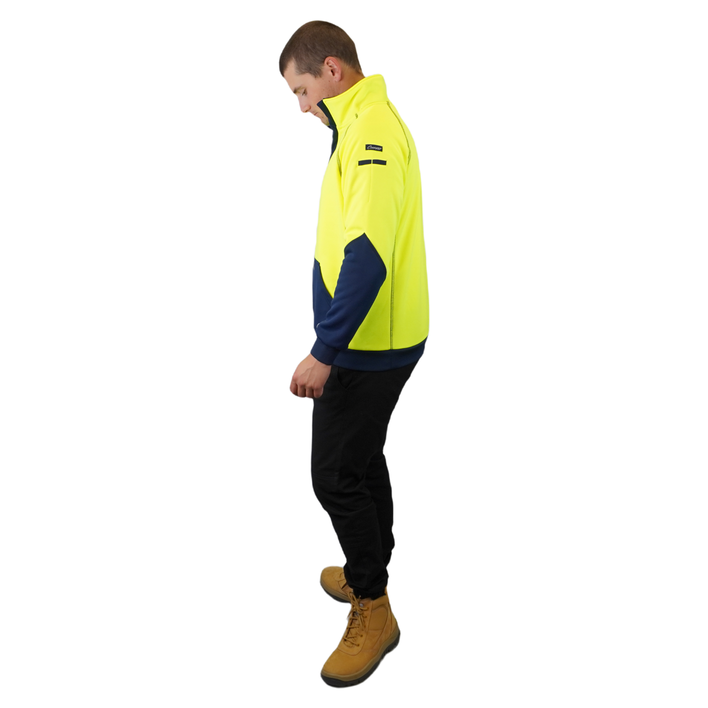 BLIZZARD™  1/4 ZIP WATERPROOF YELLOW NAVY C801