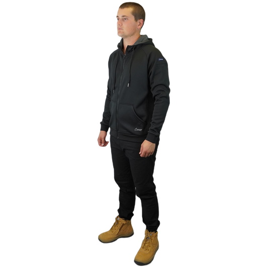 BLIZZARD HOOD™ FULL ZIP WATERPROOF BLACK C701