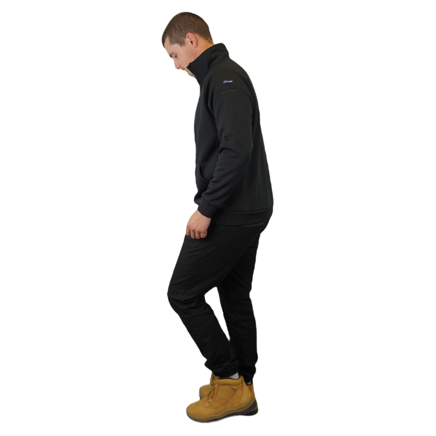 BLIZZARD™  1/4 ZIP WATERPROOF BLACK  C801