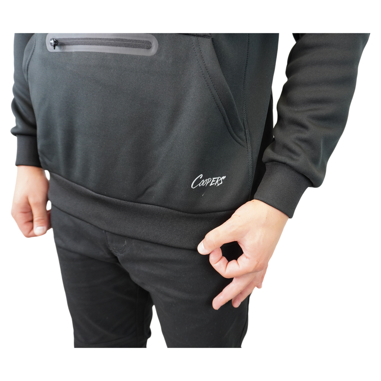 BLIZZARD™  1/4 ZIP WATERPROOF BLACK  C801